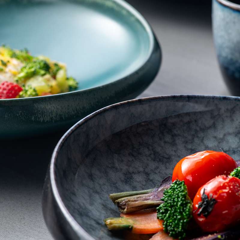 Household Fashionable And Simple Ceramic Tableware Plates